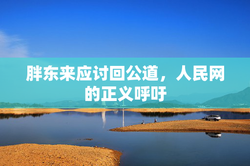 胖东来应讨回公道，人民网的正义呼吁