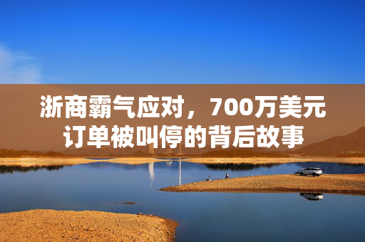 浙商霸气应对，700万美元订单被叫停的背后故事