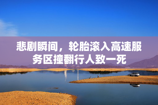 悲剧瞬间，轮胎滚入高速服务区撞翻行人致一死