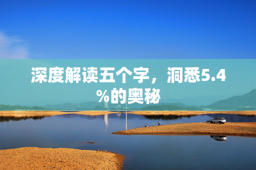 深度解读五个字，洞悉5.4%的奥秘