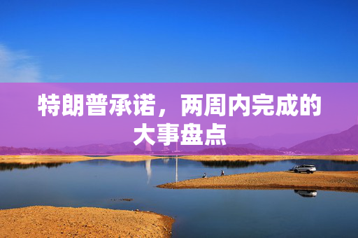 特朗普承诺，两周内完成的大事盘点