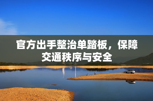 官方出手整治单踏板，保障交通秩序与安全