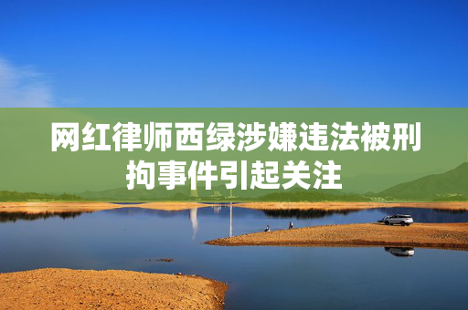 网红律师西绿涉嫌违法被刑拘事件引起关注