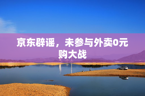 京东辟谣，未参与外卖0元购大战