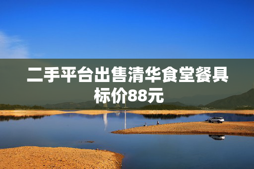 二手平台出售清华食堂餐具 标价88元