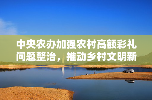中央农办加强农村高额彩礼问题整治，推动乡村文明新风尚