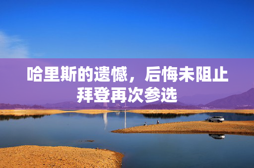 哈里斯的遗憾，后悔未阻止拜登再次参选