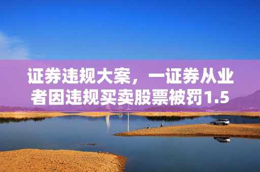 证券违规大案，一证券从业者因违规买卖股票被罚1.59亿