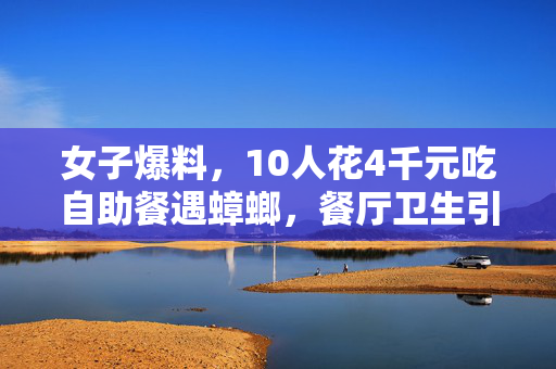 女子爆料，10人花4千元吃自助餐遇蟑螂，餐厅卫生引热议