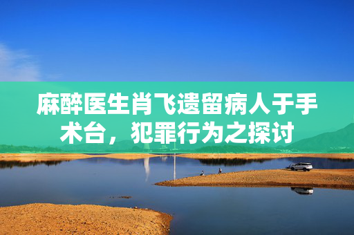 麻醉医生肖飞遗留病人于手术台，犯罪行为之探讨