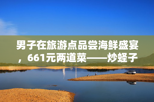 男子在旅游点品尝海鲜盛宴，661元两道菜——炒蛏子与螃蟹的味蕾之旅