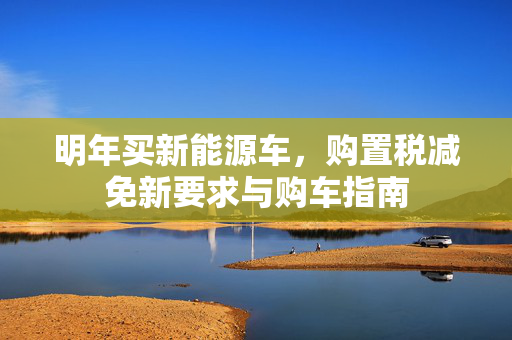 明年买新能源车，购置税减免新要求与购车指南