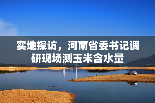 实地探访，河南省委书记调研现场测玉米含水量