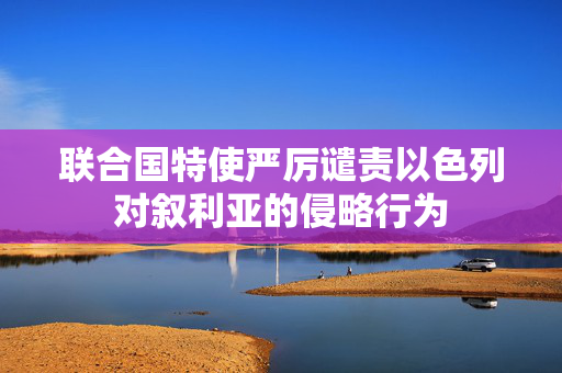 联合国特使严厉谴责以色列对叙利亚的侵略行为